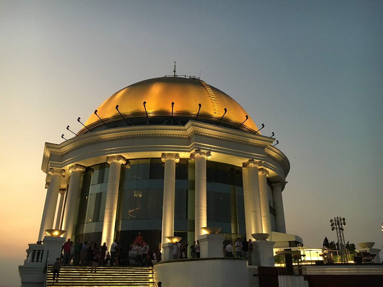 lebua state tower hotel dome roof dome free photo