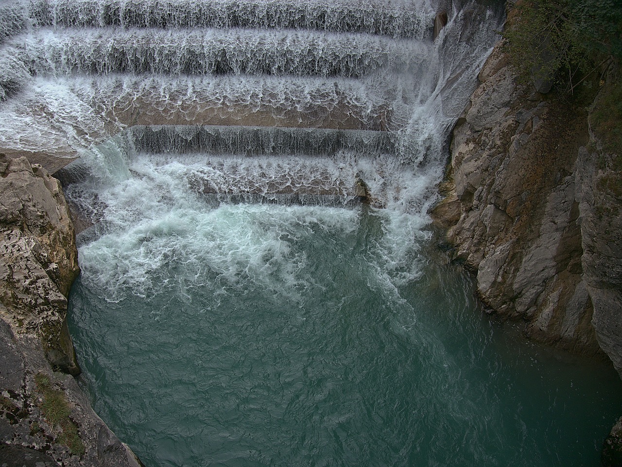 lechfall füssen waterfall free photo