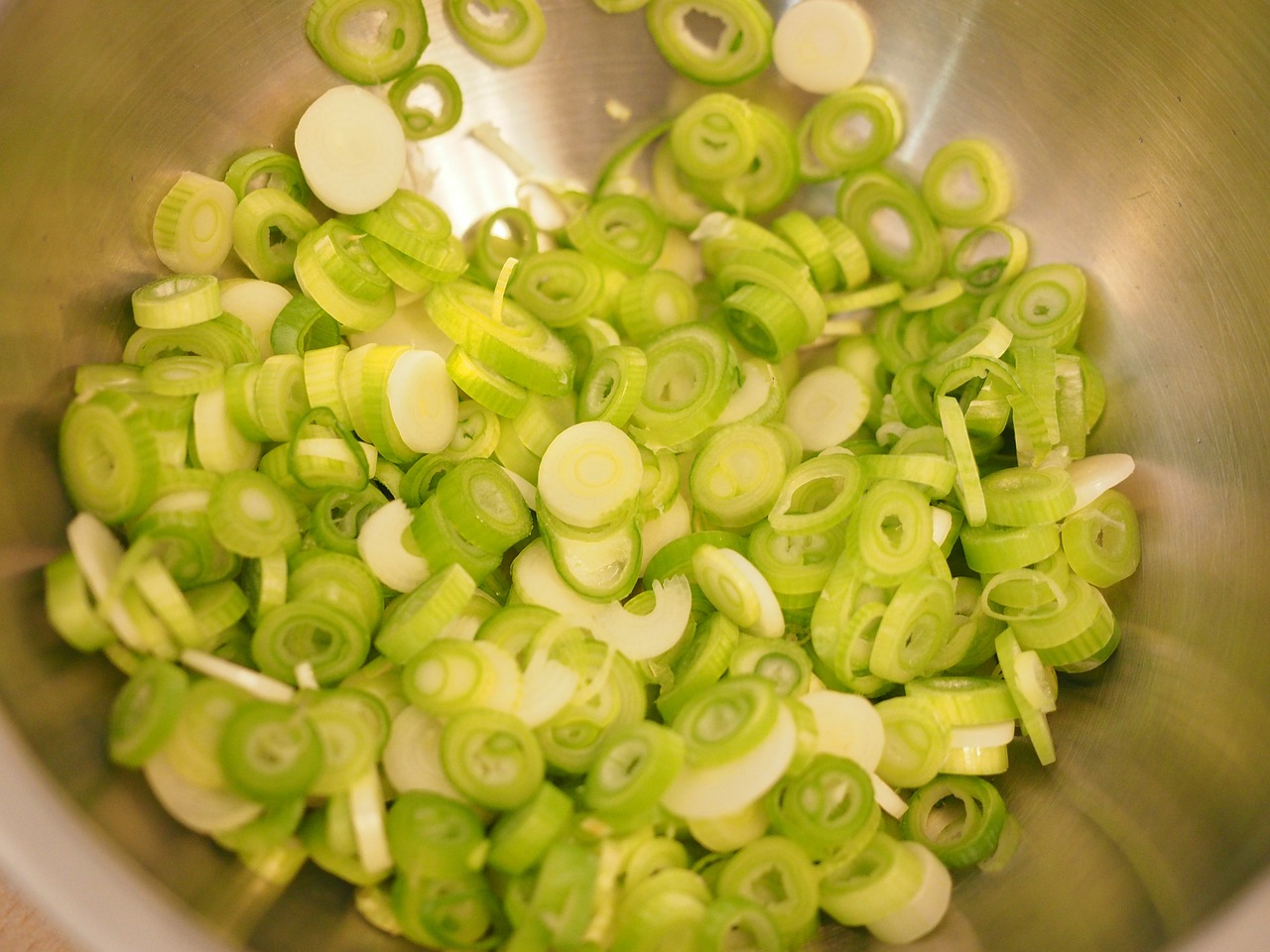 leek cut vegetables free photo