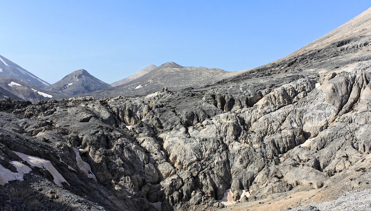 lefka ori mountains desert free photo