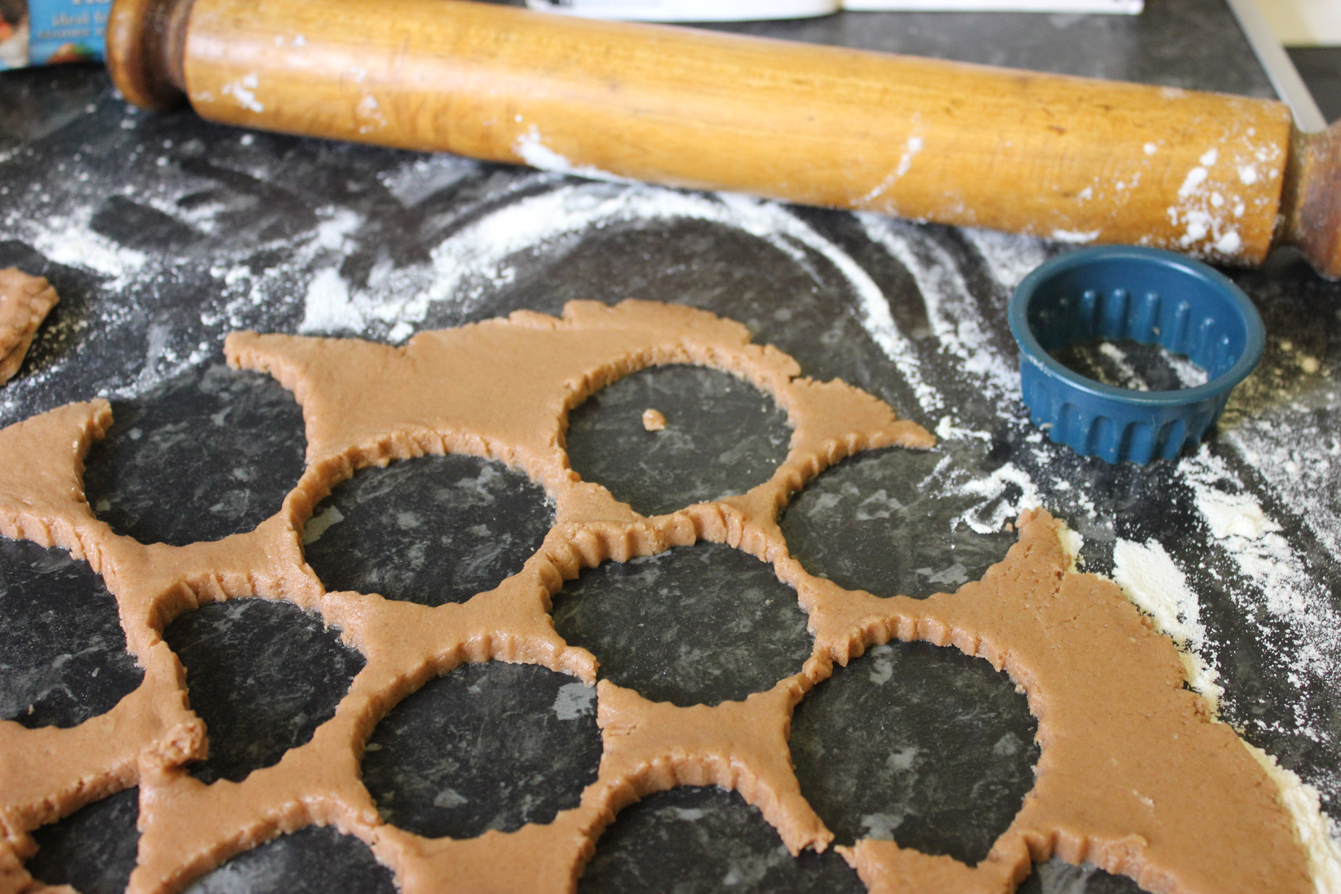 floured surface baking cookies free photo