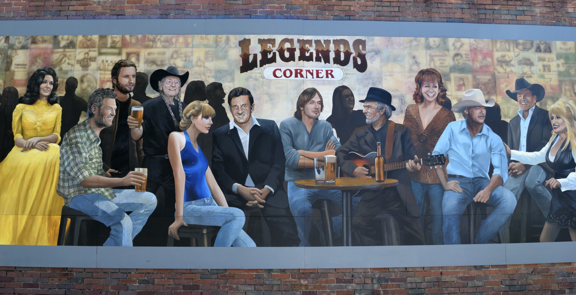wall mural people entertainers free photo