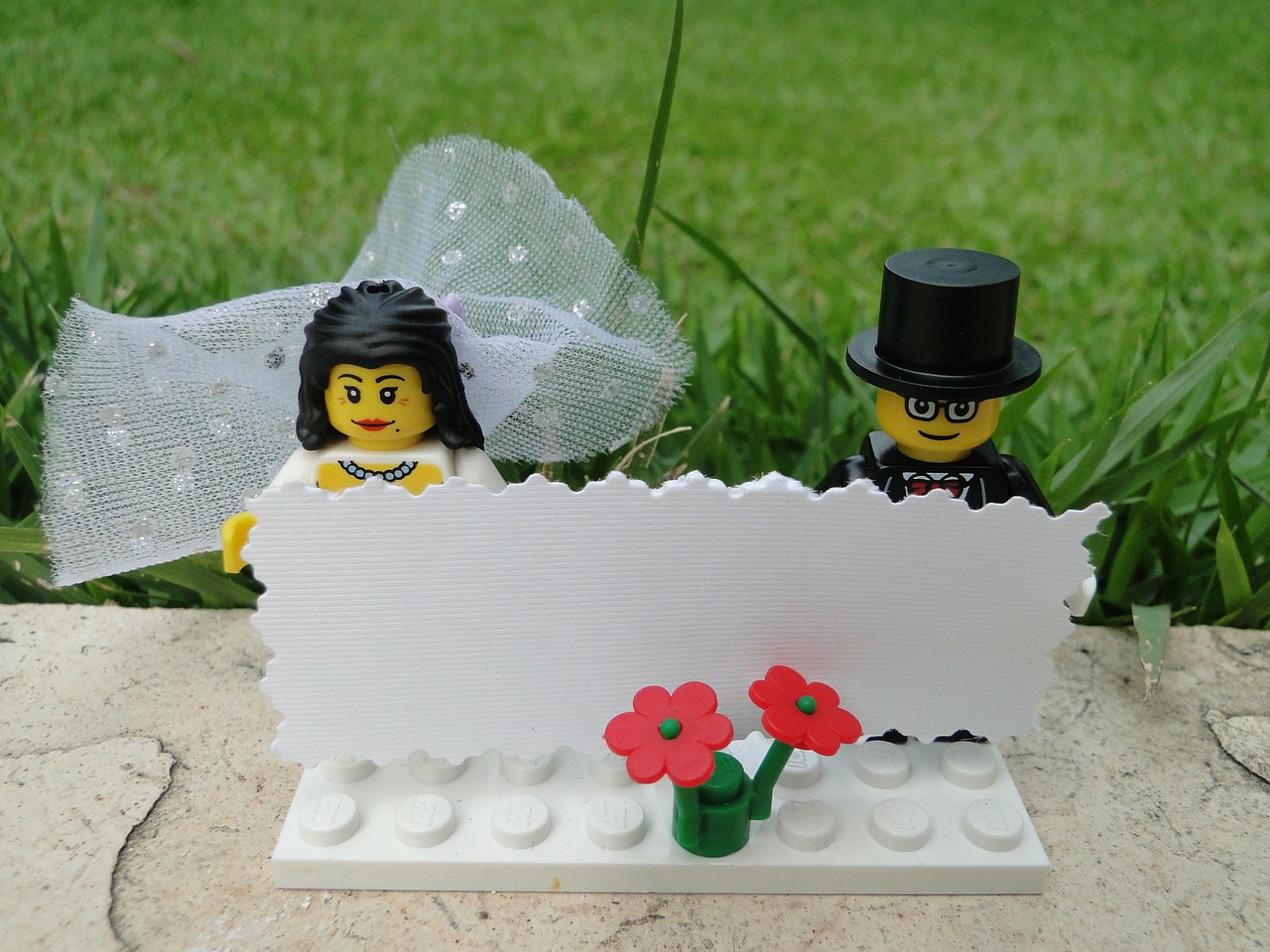lego wedding bride free photo