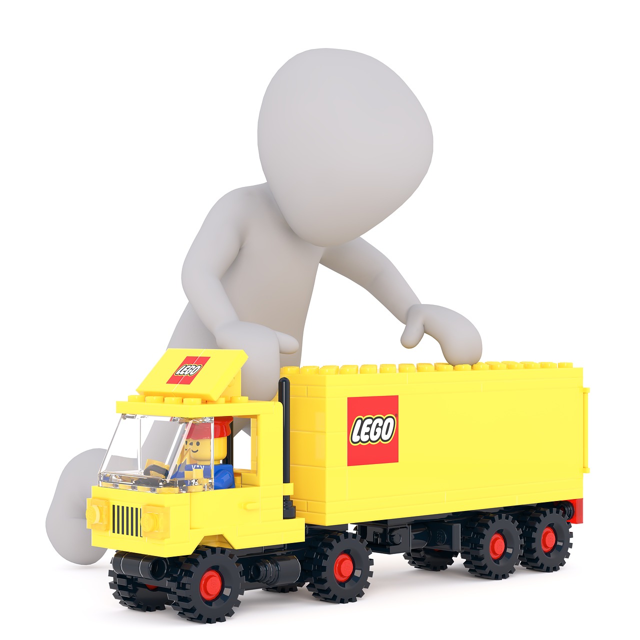 lego truck toys free photo