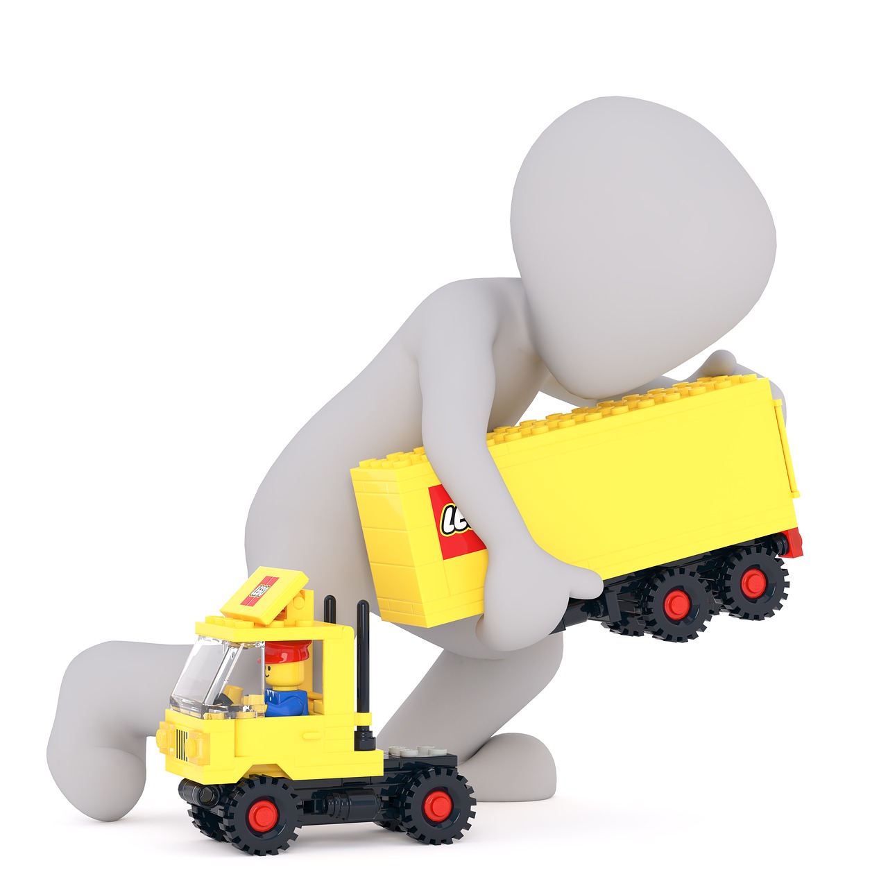 lego truck toys free photo