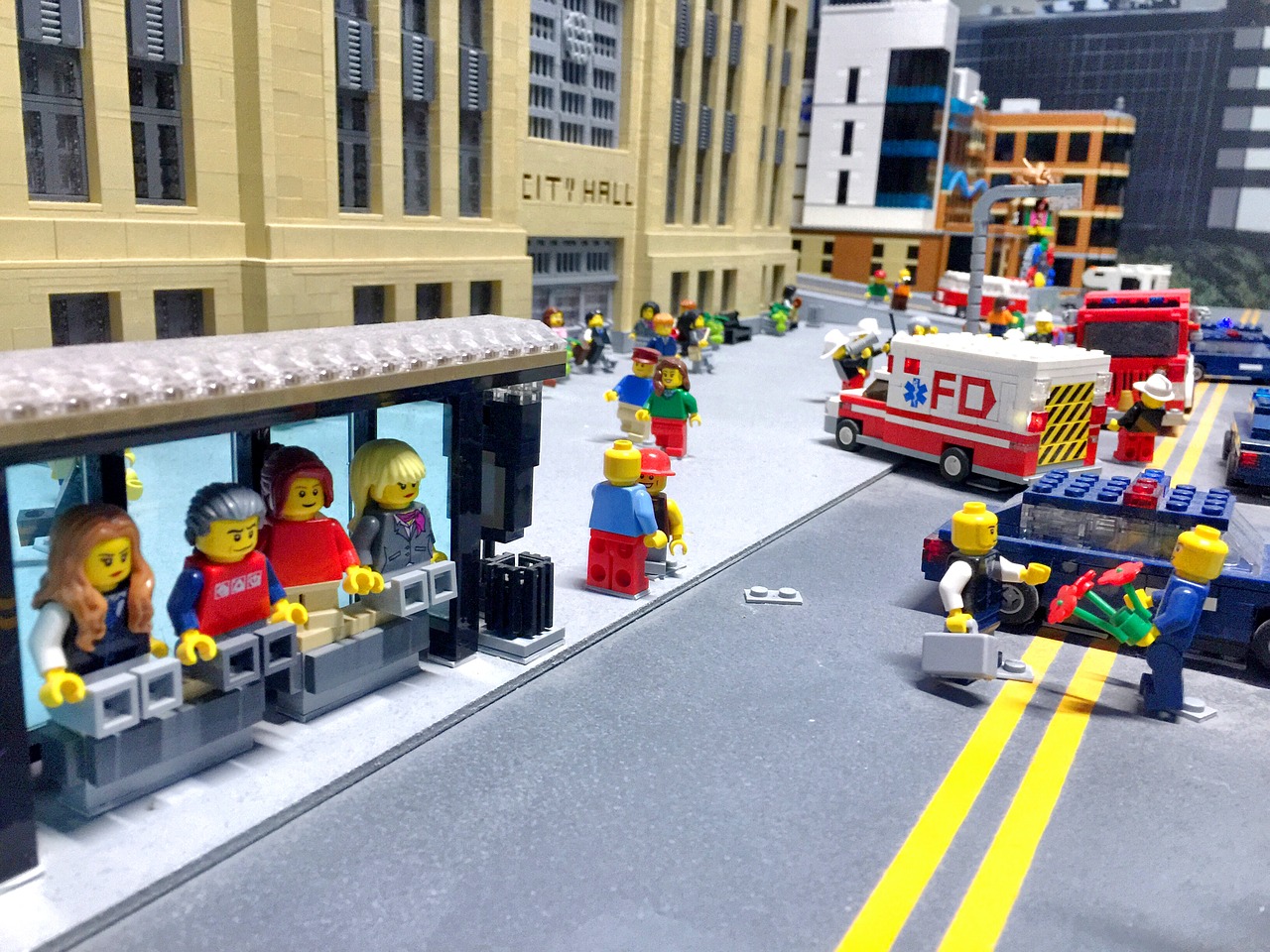 lego people city free photo