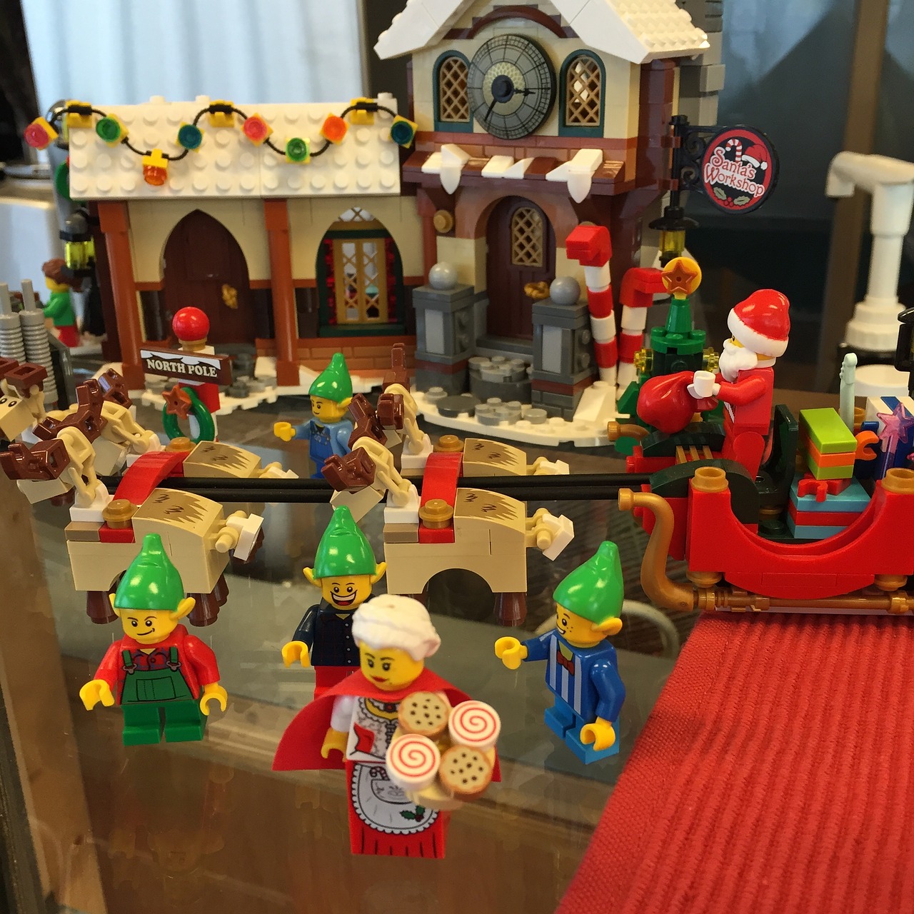 lego toy santa claus free photo