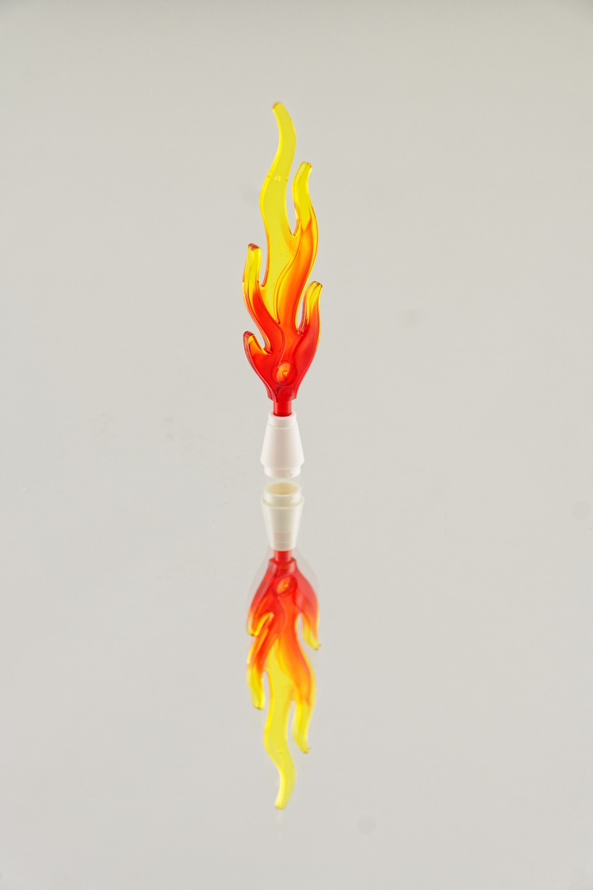 lego flame fire free photo