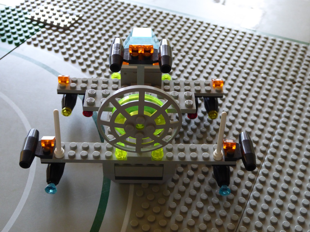 lego blocks assembled flying object free photo