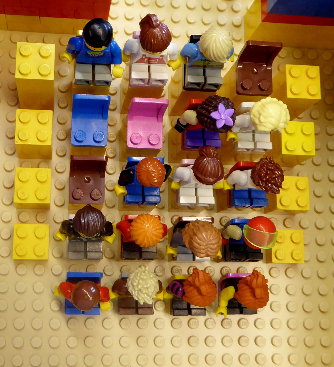 lego blocks assembled building blocks free photo