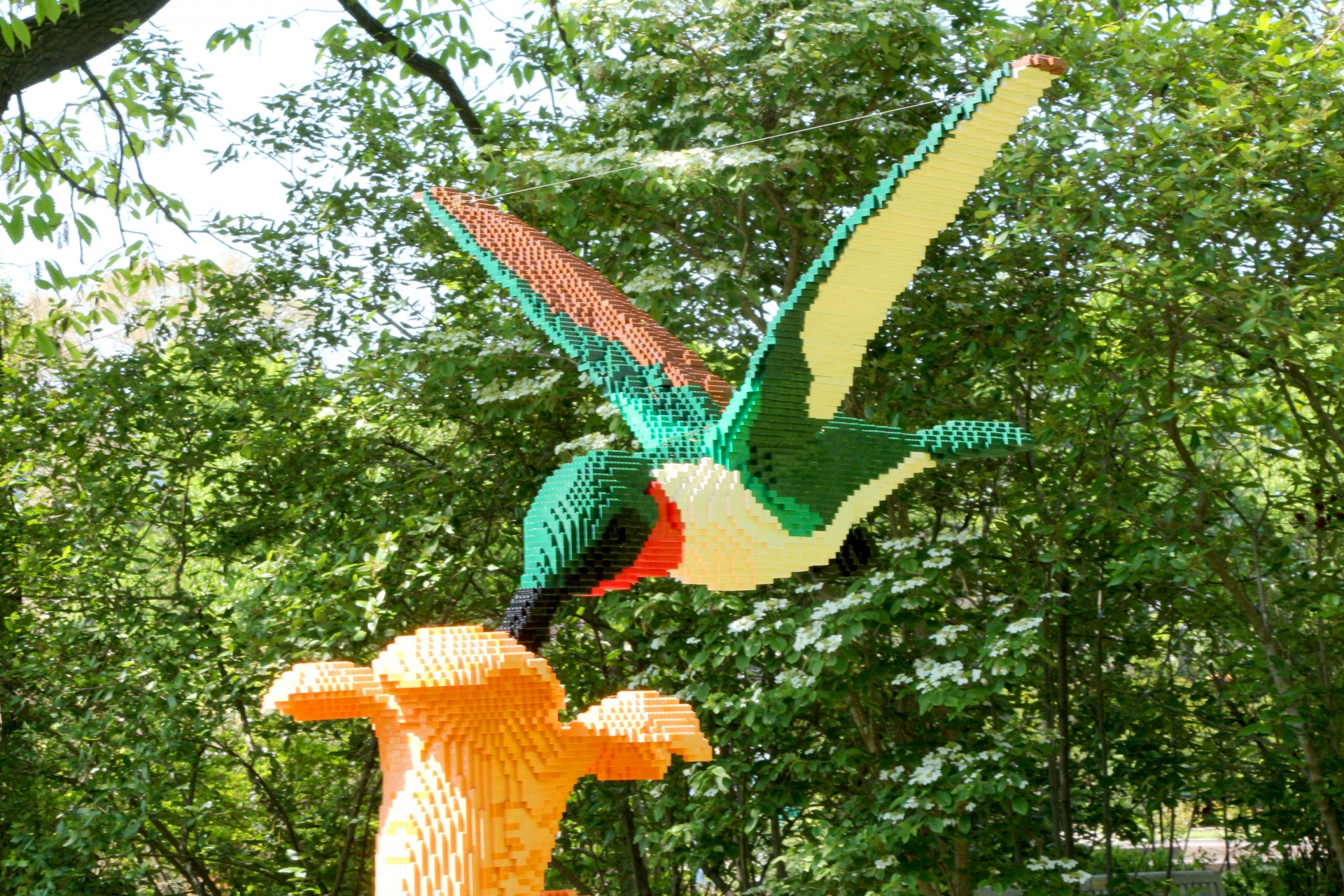 lego hummingbird flower free photo