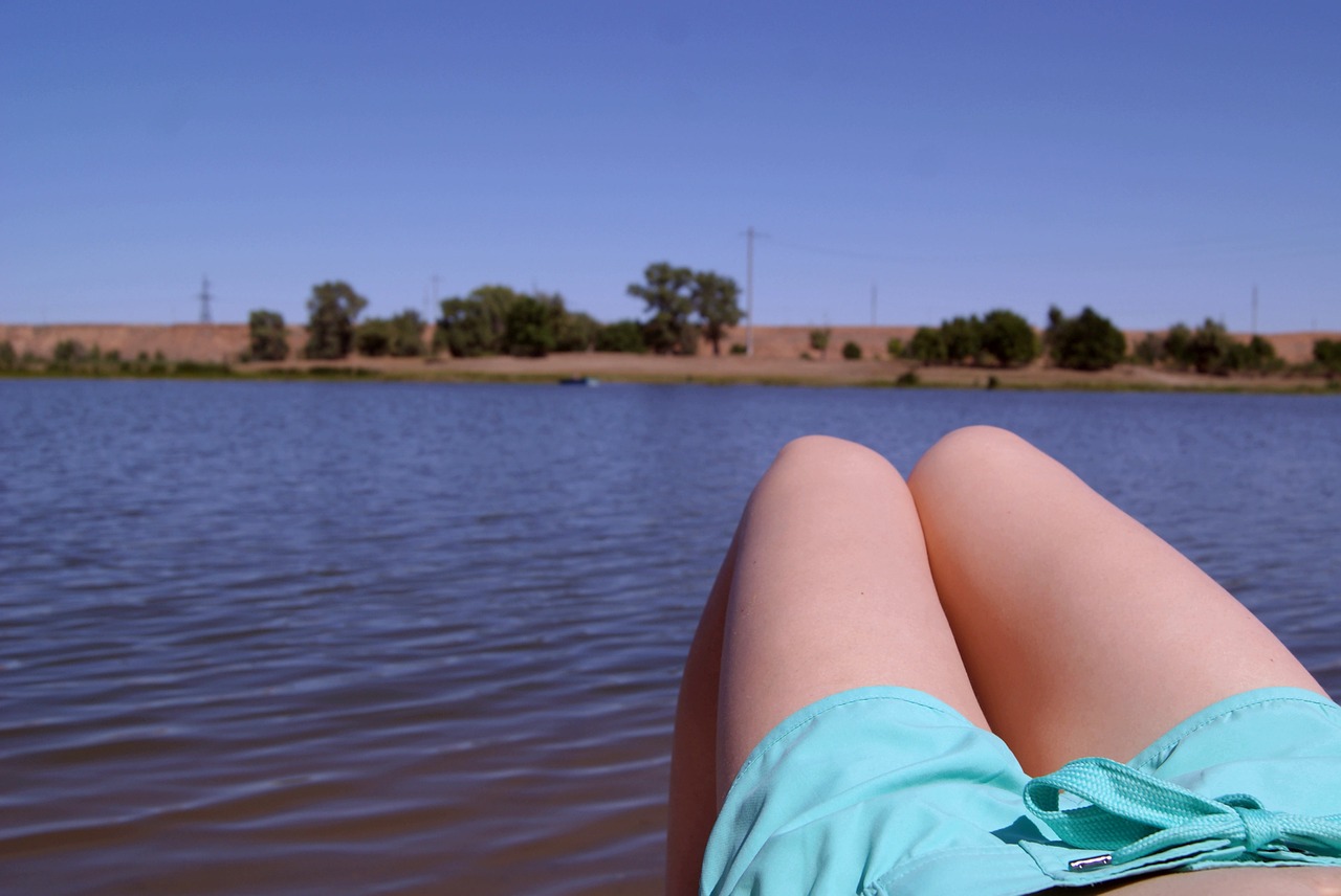 legs river summer free photo