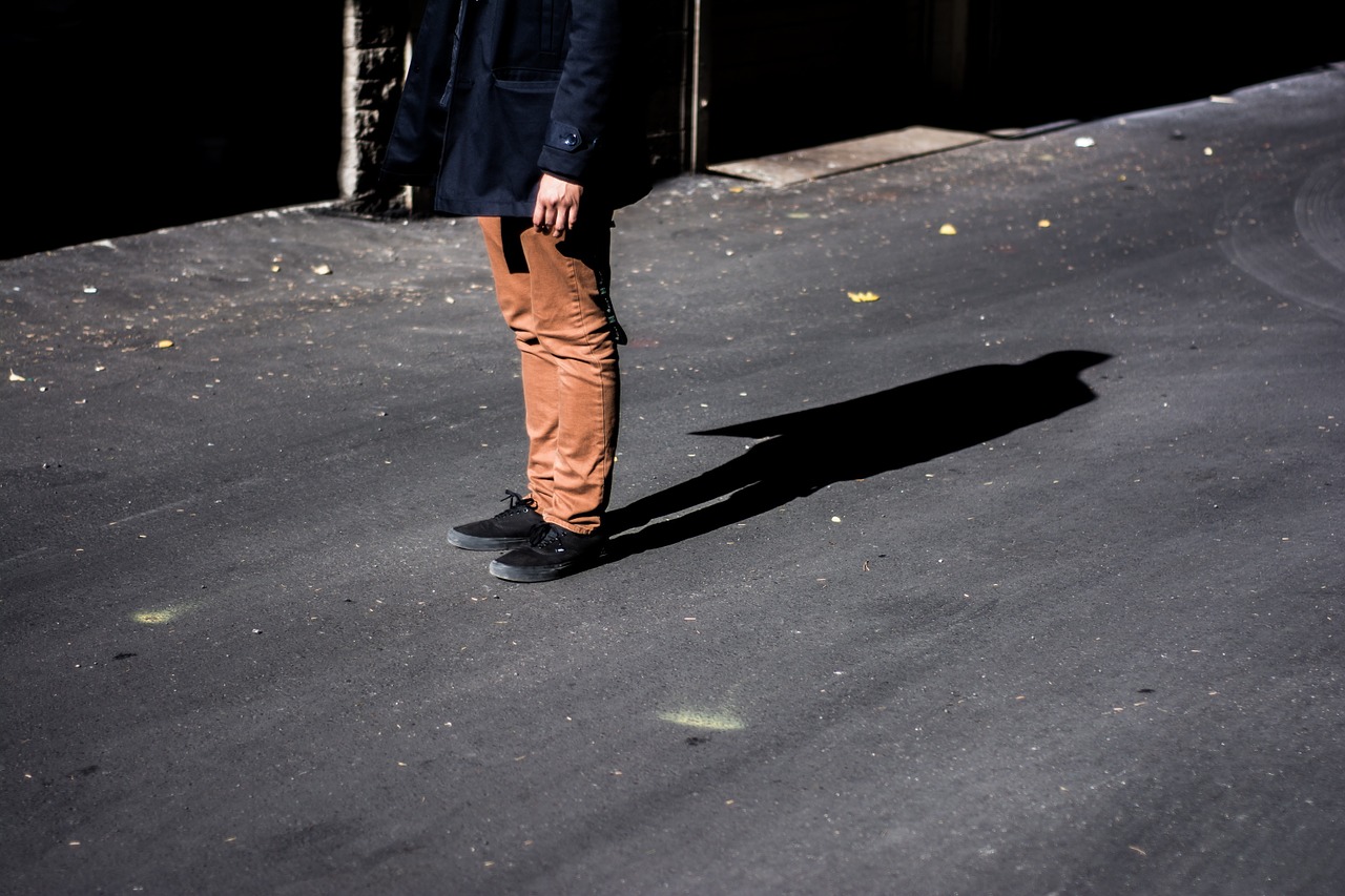 legs shoes shadow free photo