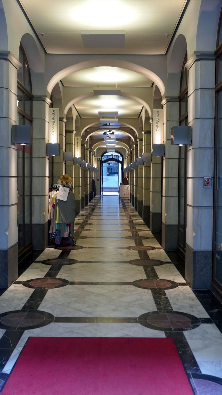 leipzig  shopping arcade  architecture free photo