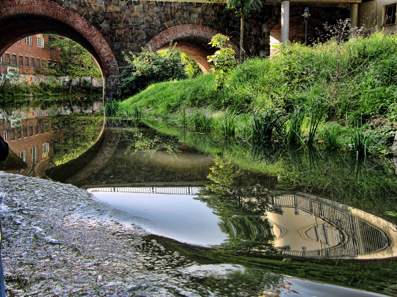 leipzig karl heine canal home free photo