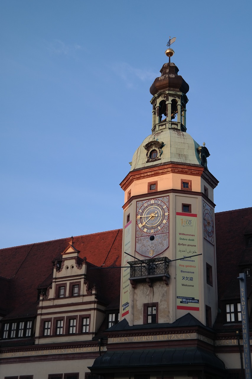 leipzig town hall places of interest free photo