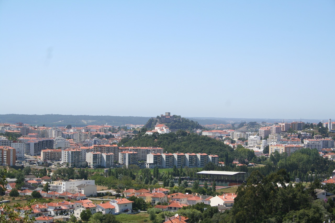 leiria architecture skyline free photo