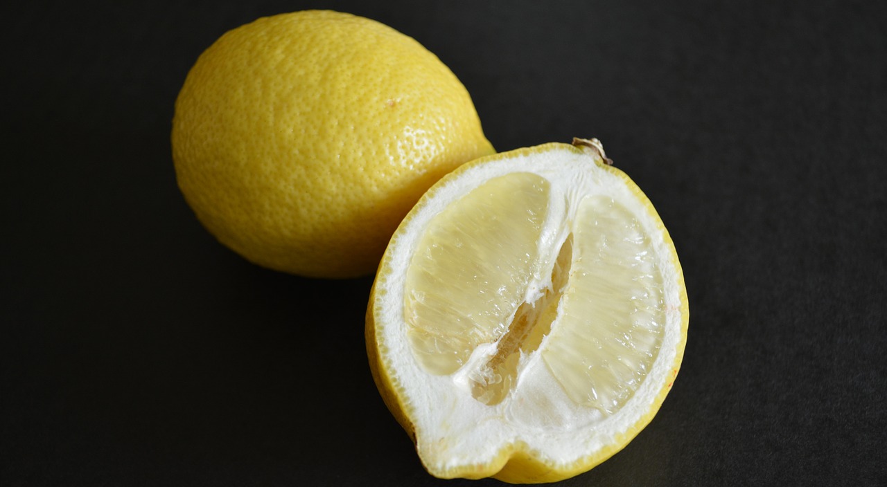 lemon food healthy eating free photo