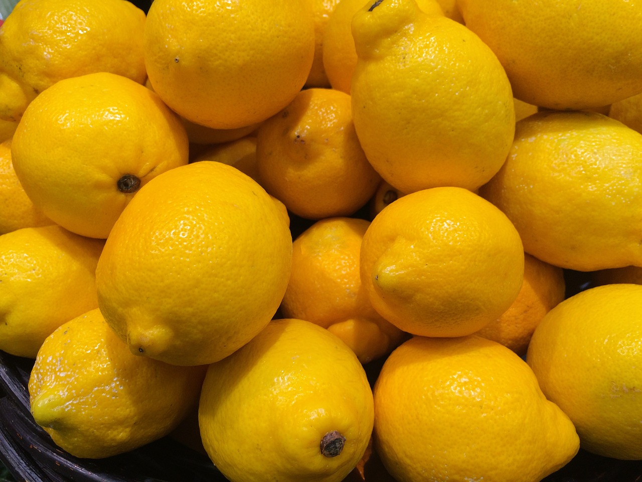 lemon imported goods yellow free photo