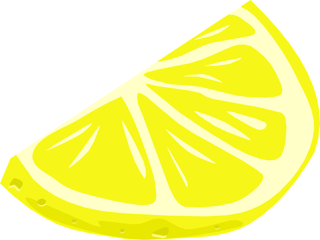 lemon wedge citrus free photo