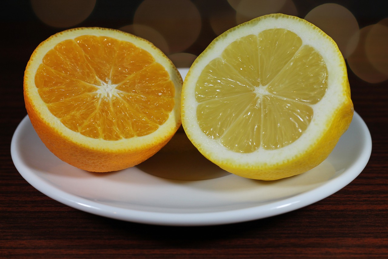 lemon  orange  yellow free photo