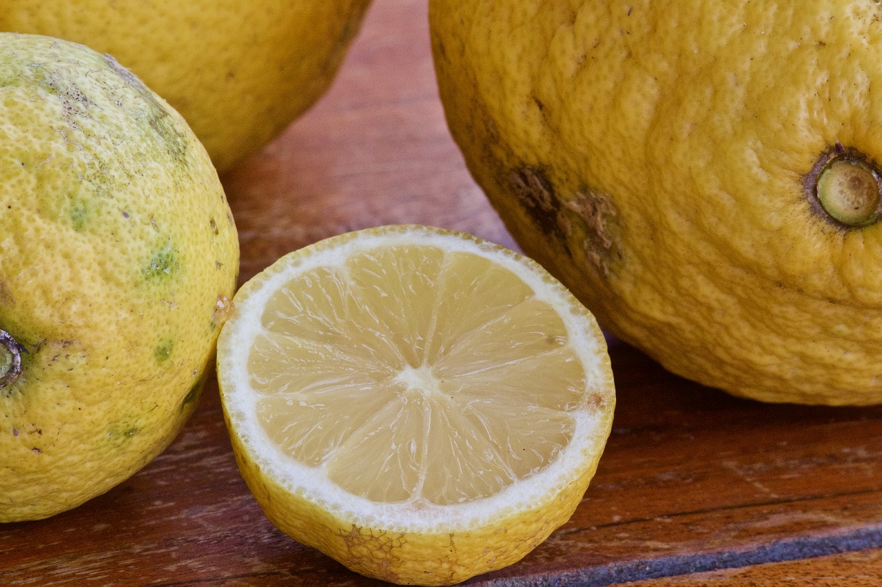 lemon  citrus fruits  bio free photo