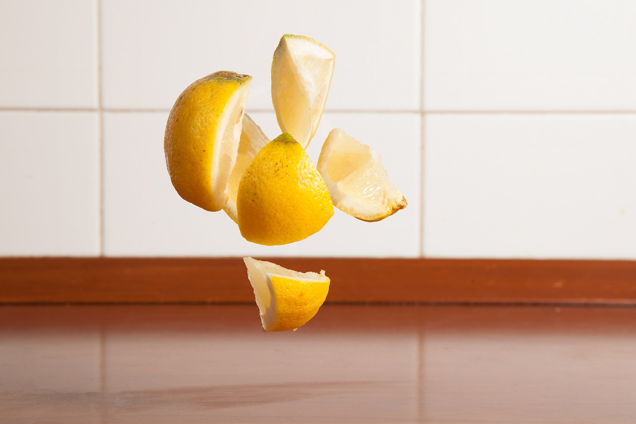 lemon slices fresh free photo