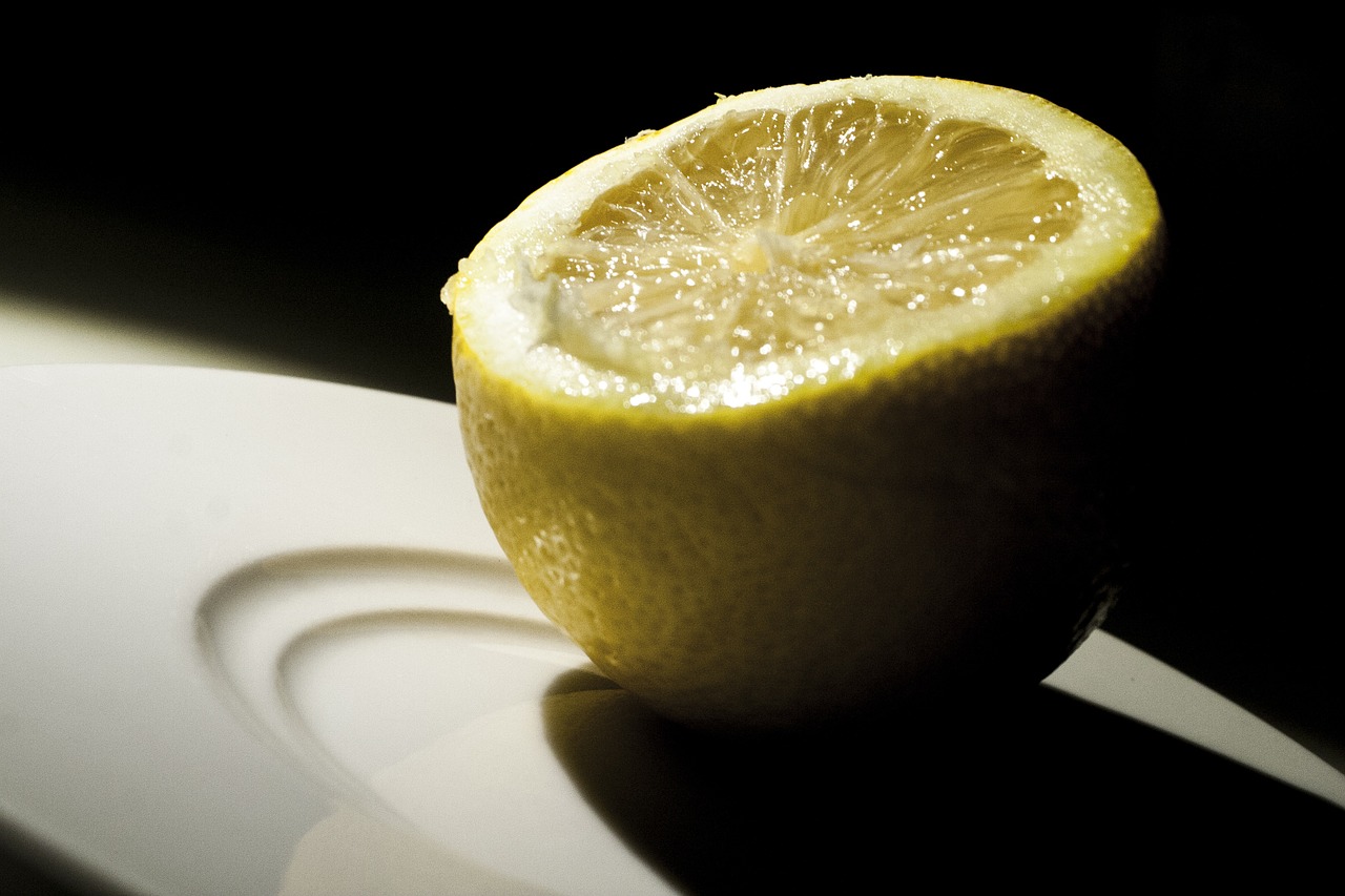 lemon fruit sour free photo