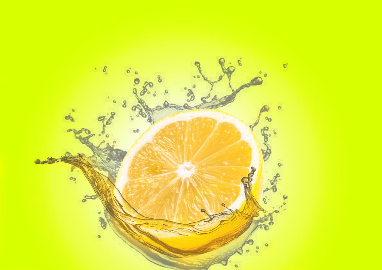 lemon water splash lime free photo