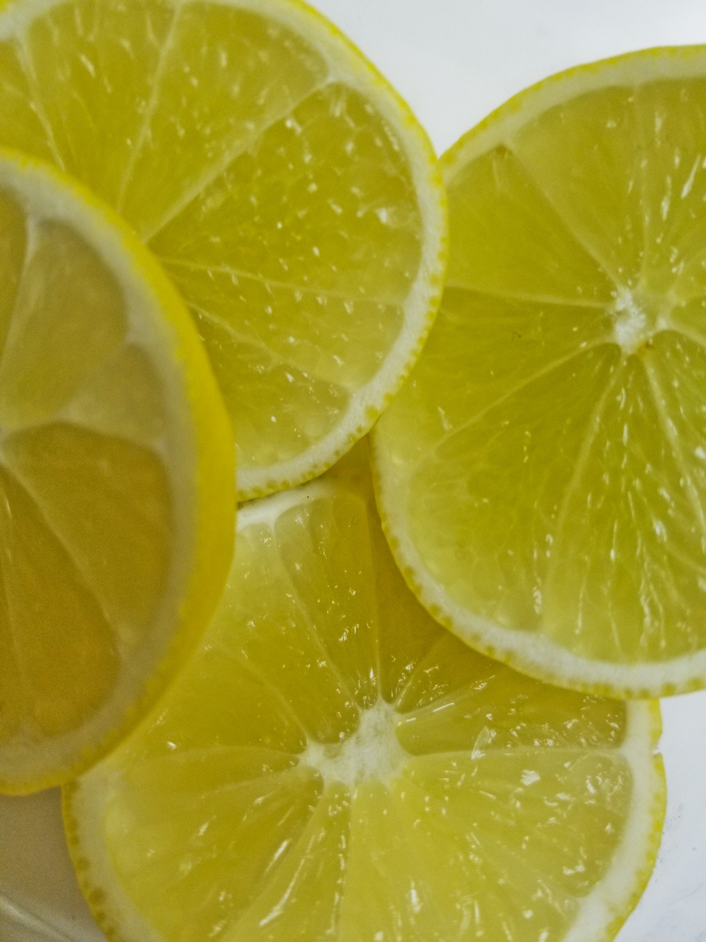 lemon slices closeup juicy lemons free photo