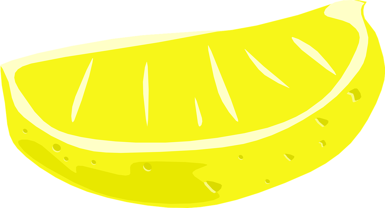 lemon wedge fruit food free photo
