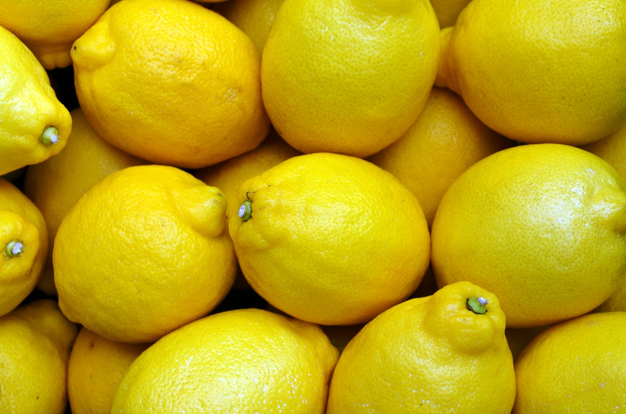 lemons yellow food free photo