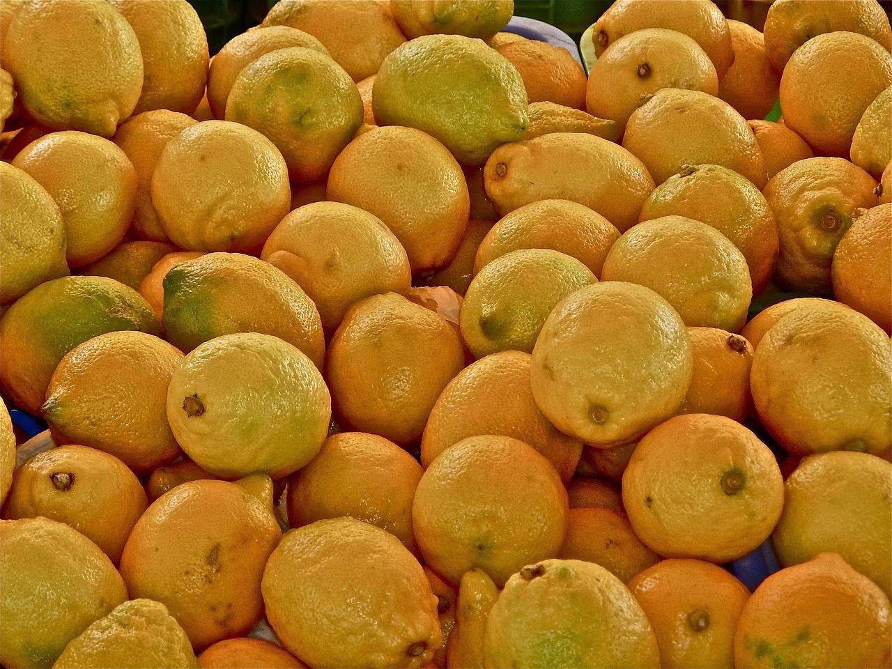 lemons farmers local market holiday free photo