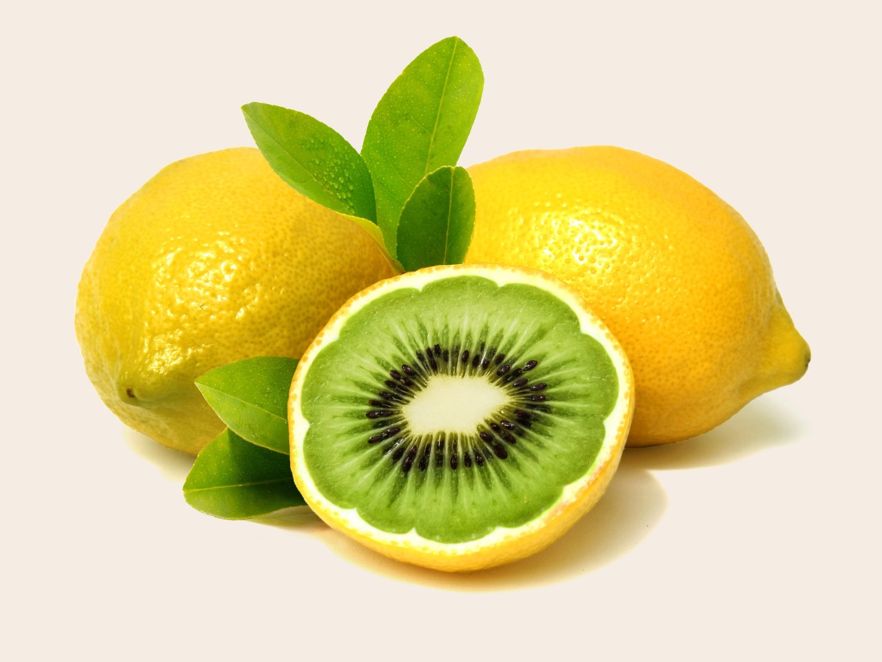 lemons kiwi kiwi lemons free photo