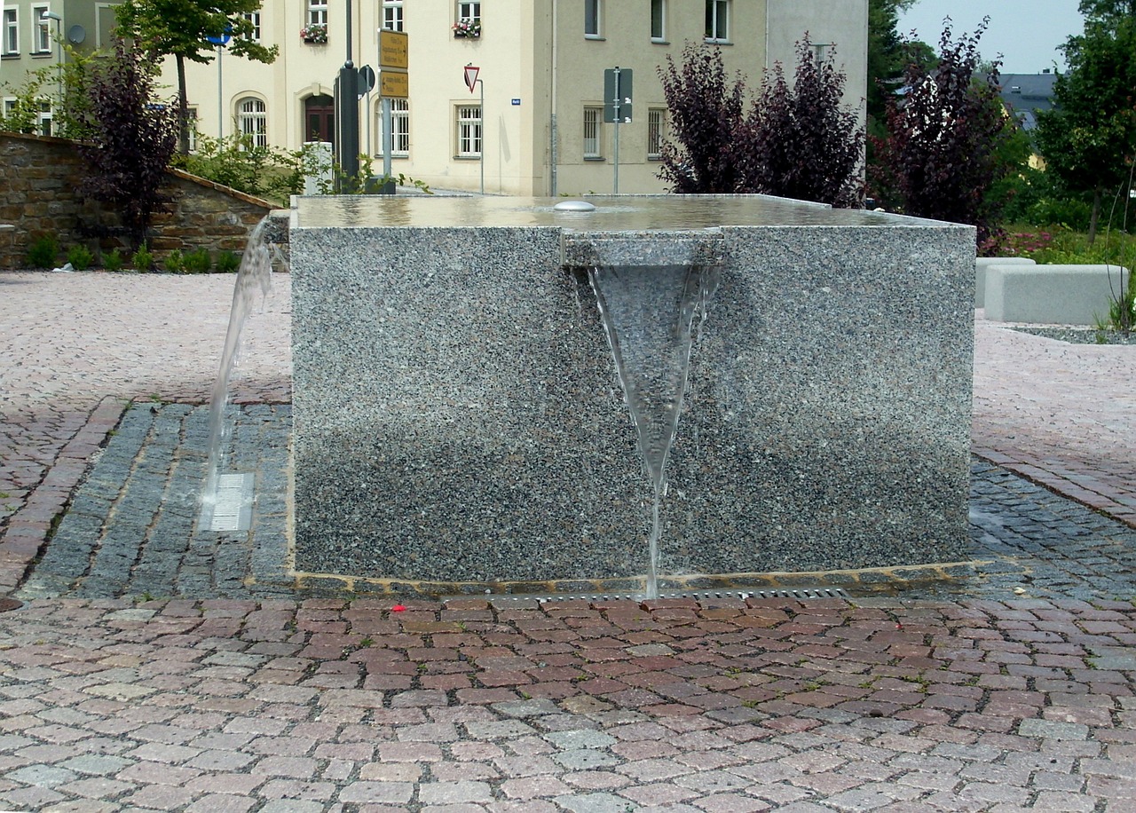 lengenfeld ore mountains water feature free photo