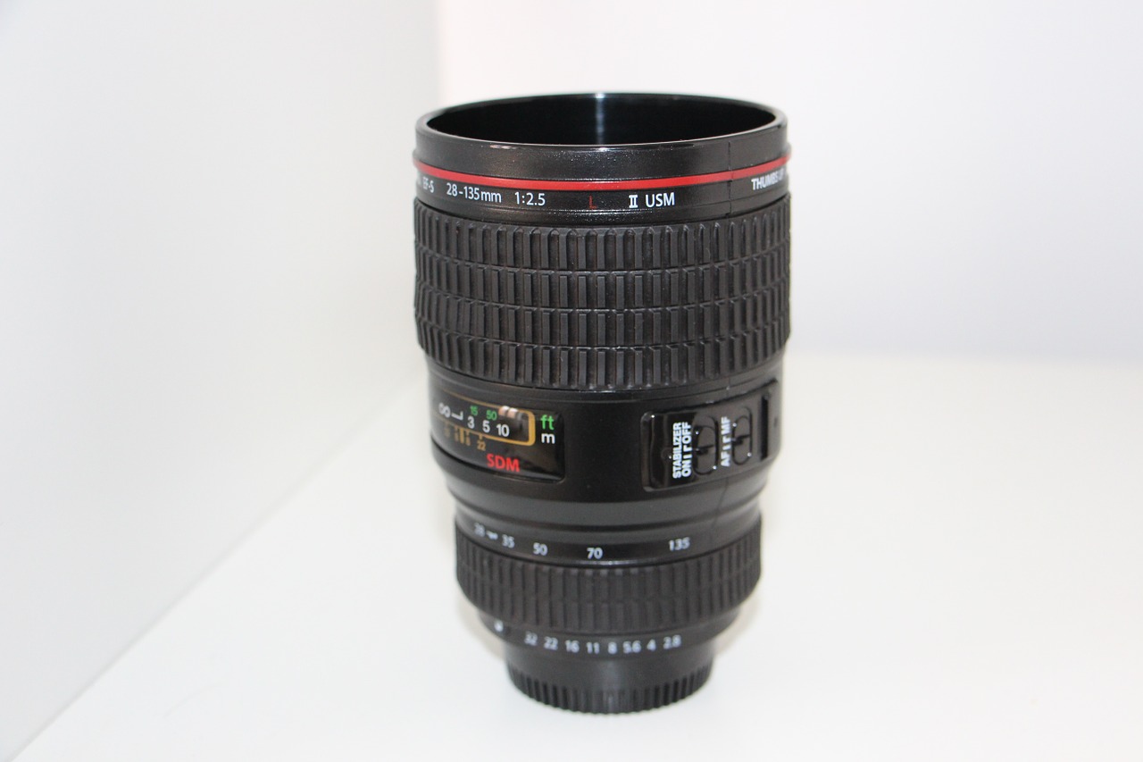 lens cup trinkbecher free photo