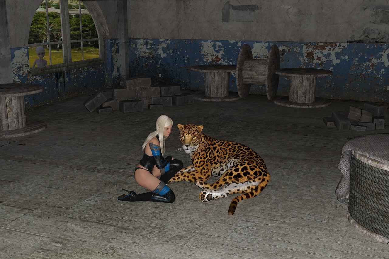 leopard science fiction fantasy free photo