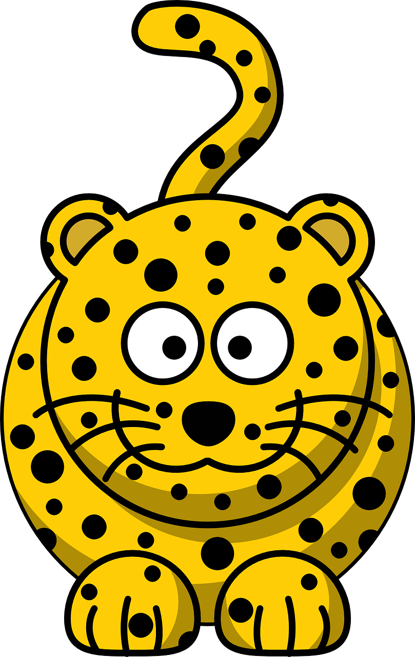 leopard spots yellow free photo