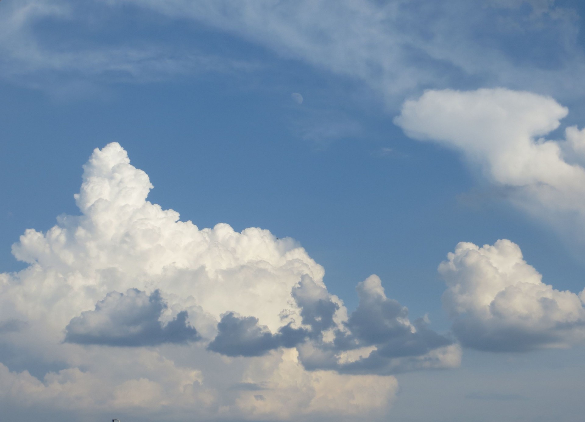 sky clouds summer free photo