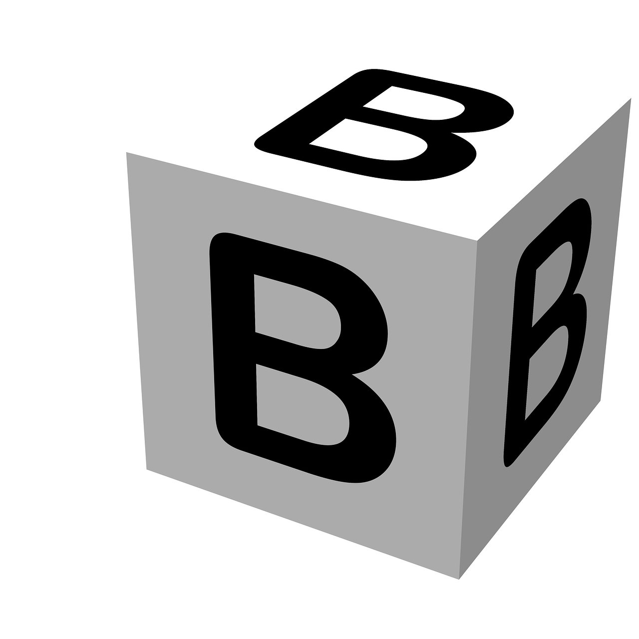 letter block b free photo