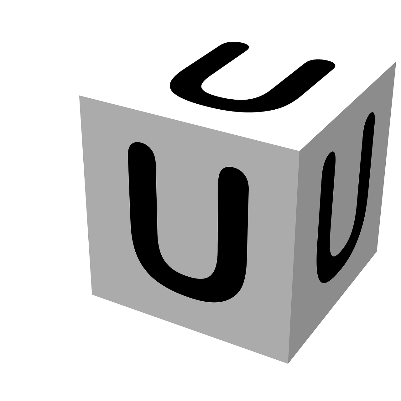 letter block u free photo