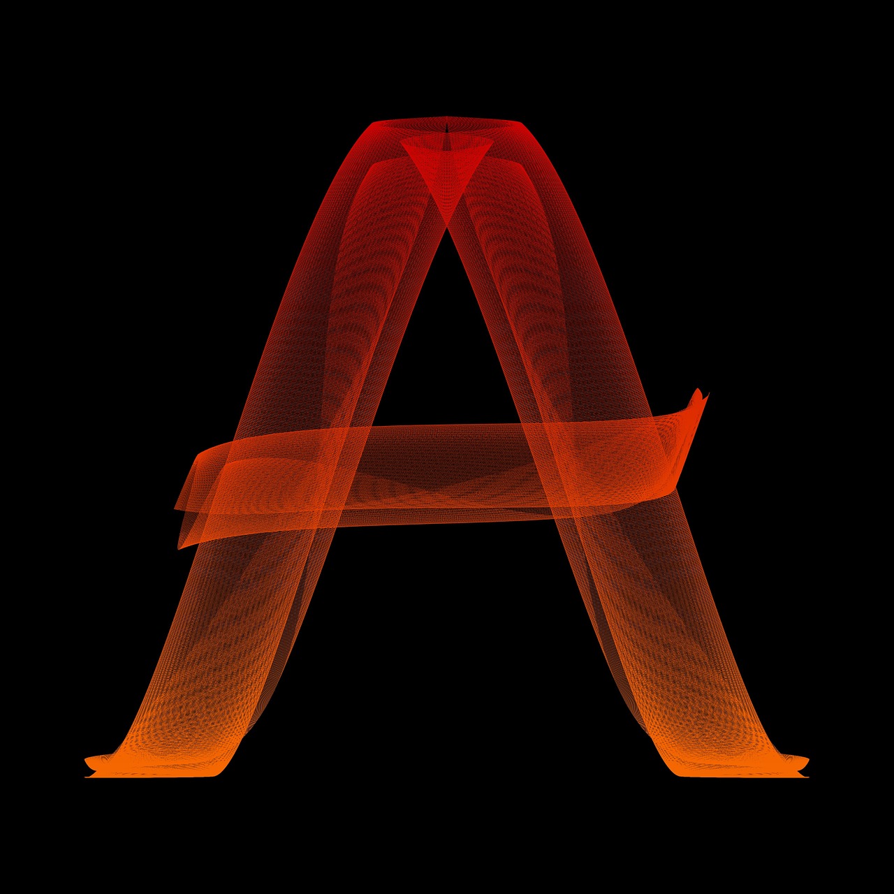 letter a particles free photo