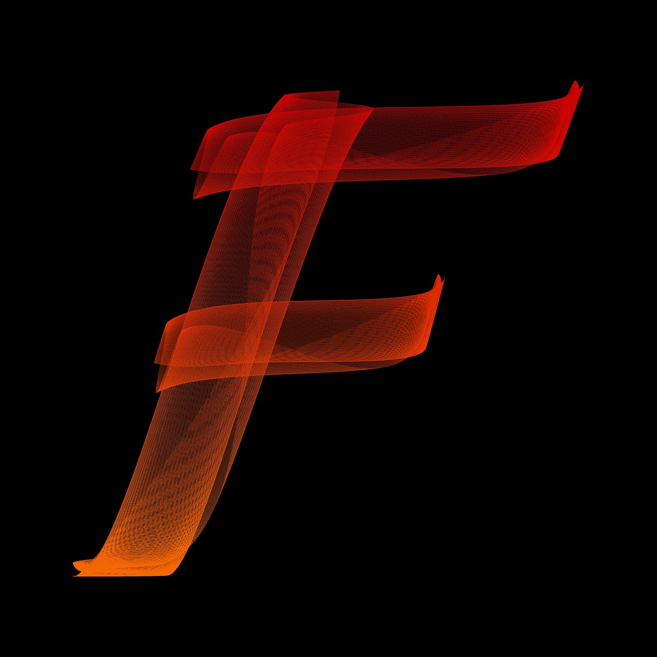 letter f particles free photo