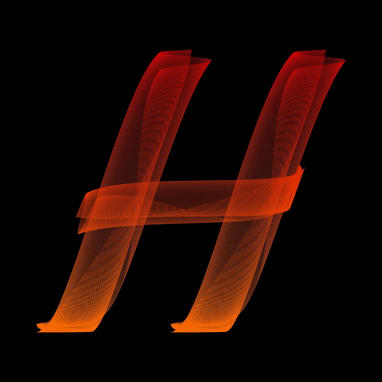 letter h particles free photo