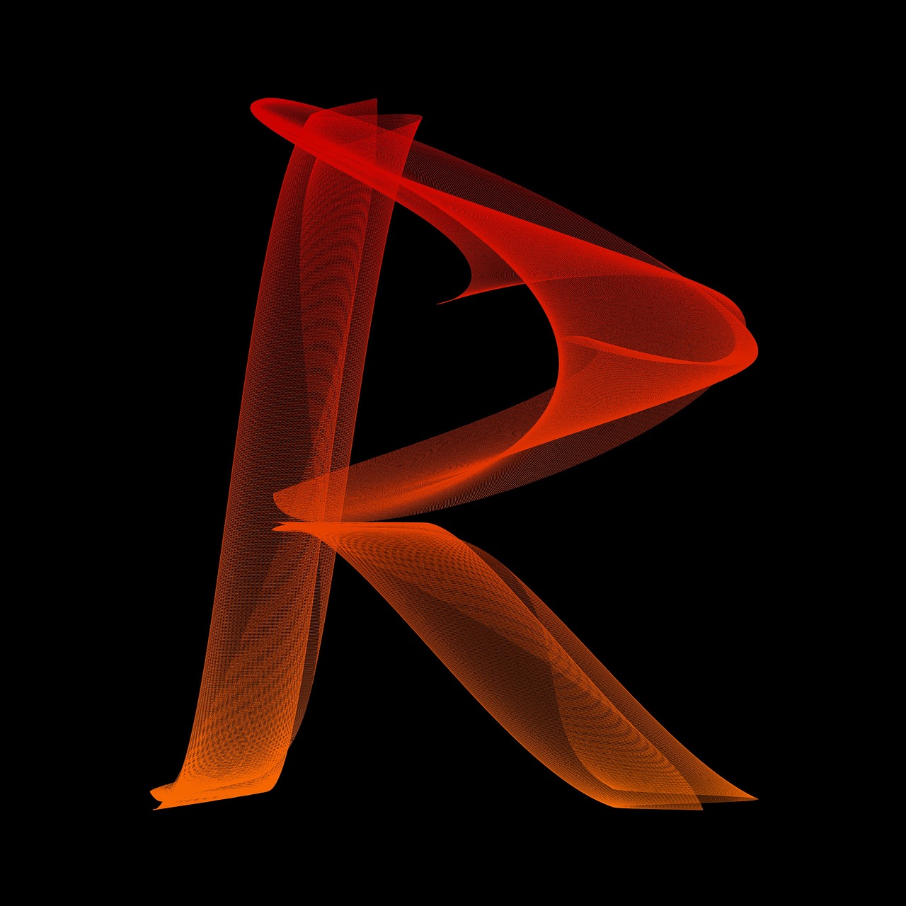 letter r particles free photo