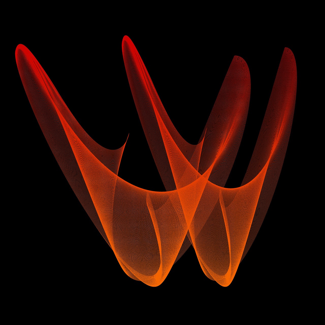 letter w particles free photo