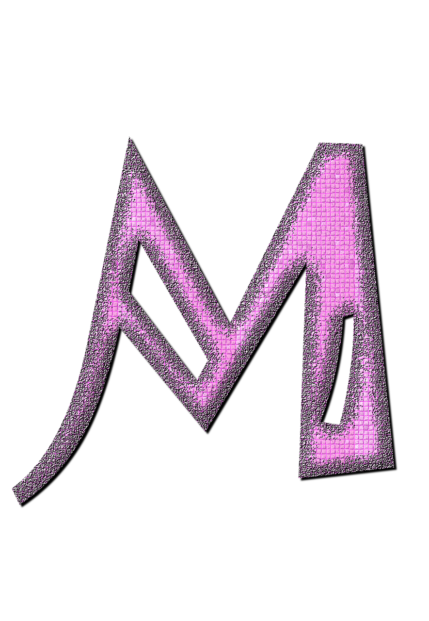 m letter alphabet free photo