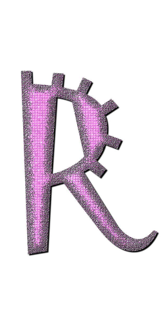 r letter alphabet free photo