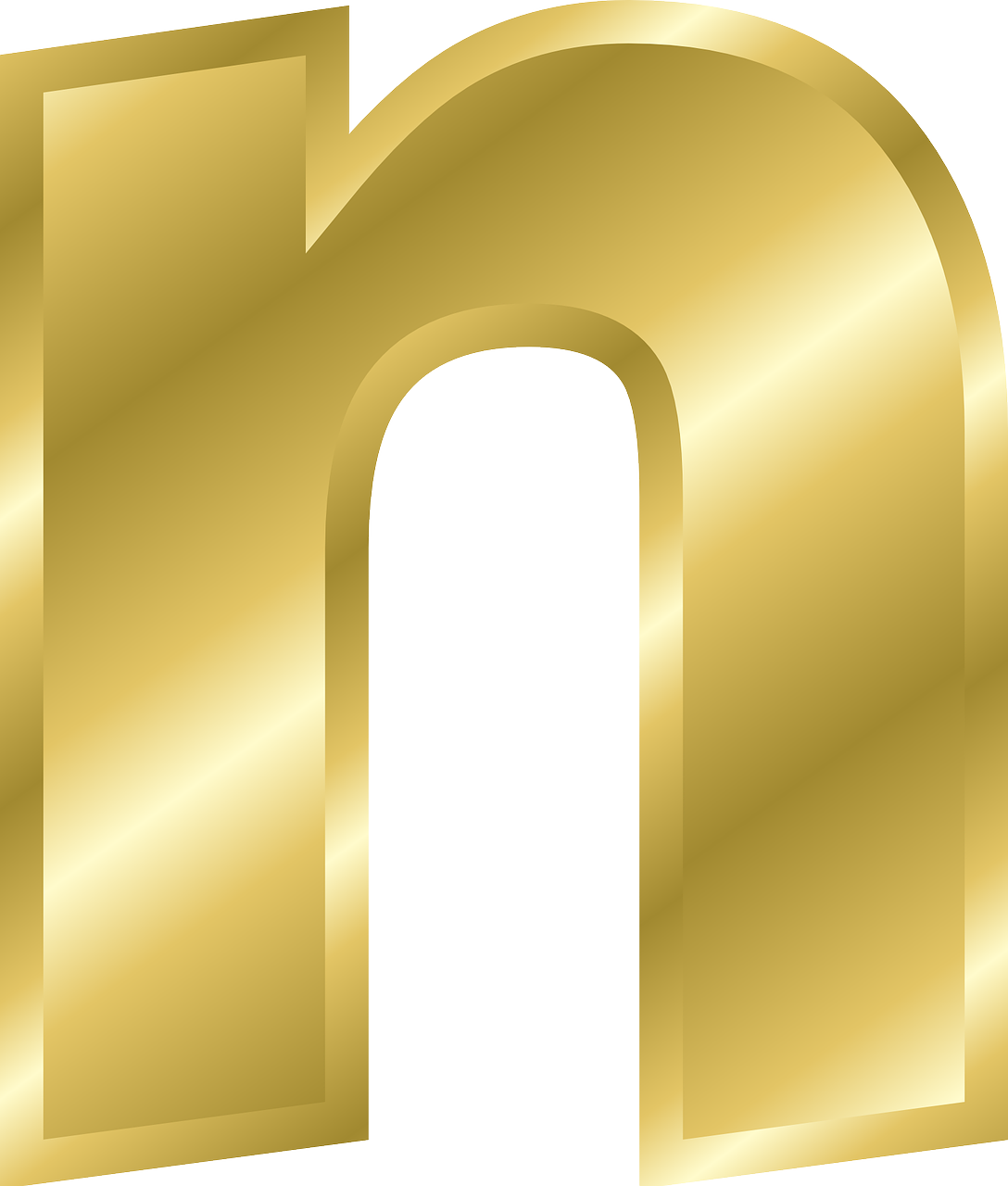 Alphabet Symbol N Logo Gudang Gambar Vector Png