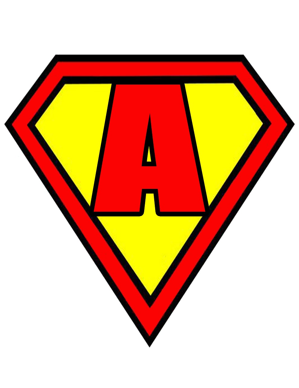 letter a superman free photo